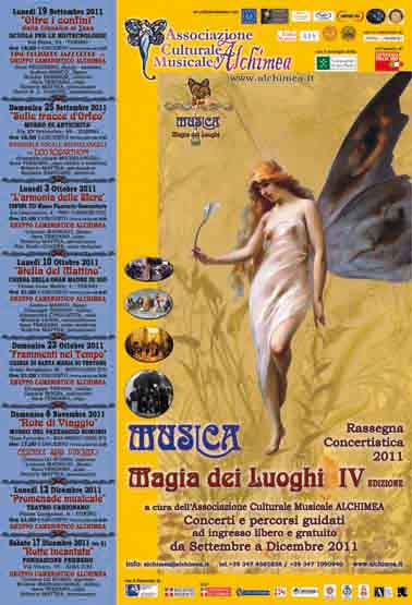 Locandina Musica Magia dei Luoghi 2012